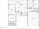 Layout of a 3 bedroom, 2 bathroom home with a large living room, florida room, and attached garage at 9305 Bahia Track Way, Ocala, FL 34472