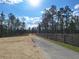 Driveway surrounded by towering trees, enhancing curb appeal and a sense of natural beauty at Tbd Malauka Rd, Ocklawaha, FL 32179