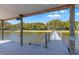 Private boat dock extending into the lake, providing access to waterfront enjoyment at 12336 E Highway 25, Ocklawaha, FL 32179
