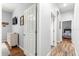 Hallway with doors to the bedrooms at 12336 E Highway 25, Ocklawaha, FL 32179