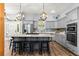 Gorgeous kitchen with a large island, stainless steel appliances, and custom cabinetry at 12336 E Highway 25, Ocklawaha, FL 32179