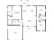 Detailed floor plan illustrating dimensions of the home's layout, rooms, and square footage at 12876 Se 42Nd Ct, Belleview, FL 34420