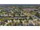 Wide aerial view of a well-planned residential community with lush green spaces and curving streets at 2013 Cardona Way, The Villages, FL 32159