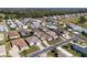 A high-angle captures a well-managed community featuring neatly arranged homes, landscaping, and neighborhood streets at 5891 Nw 26Th St, Ocala, FL 34482