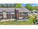 Aerial view of rear exterior with patio and sun room at 615 Midway Dr # B, Ocala, FL 34472