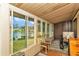 Enclosed sun room with beautiful views of the lake at 615 Midway Dr # B, Ocala, FL 34472
