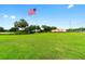 Well maintained community sign with beautiful landscaping and green grass at 7908 Sw 89Th Cir, Ocala, FL 34481