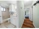 Clean bathroom with shower over tub combination and modern fixtures at 8917 Sw 101St Ln, Ocala, FL 34481