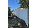 View of the backyard vinyl fence, which offers privacy and defines the property lines at 1073 Vinsetta Cir, Winter Garden, FL 34787