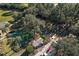 Aerial view of the community outdoor basketball and shuffleboard courts at 13751 Se 88Th Ct, Summerfield, FL 34491