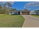 Charming one-story home with a well-maintained lawn and a two-car garage at 14 Hemlock Loop Court, Ocala, FL 34472