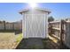 Storage shed with double doors for all your yard and gardening storage needs at 14 Juniper Drive Crse, Ocala, FL 34480
