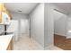Kitchen view featuring wood cabinets with white countertops and appliances at 231 Ne 28Th Ave # 103, Ocala, FL 34470