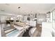 Modern kitchen with stainless steel appliances, a large center island, and an open floor plan at 6125 Se 11Th St, Ocala, FL 34472