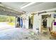 Well-lit garage providing ample storage space at 9795 Ne 303Rd Ave, Salt Springs, FL 32134
