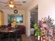 Inviting breakfast nook with room for four and a view through to the kitchen and bathroom at 13686 Sw 111Th Ave, Dunnellon, FL 34432