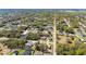 Wide aerial shot of a residential neighborhood showcasing tree-lined streets and various home styles at 16272 Se 89Th Ct, Summerfield, FL 34491