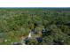 Aerial view of the property showcasing a house surrounded by lush greenery and trees at 221 Se 167Th Ct, Silver Springs, FL 34488