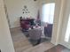 Cozy living room area features a coffee and tea bar, comfortable seating, and natural light at 3819 Se 99Th St, Belleview, FL 34420