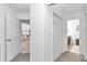 Hallway with entry to living room, bathroom and bedroom at 5620 Sw 172Nd Loop, Ocala, FL 34473