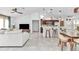 Open-concept living space with a view into kitchen, living, and dining areas at 5620 Sw 172Nd Loop, Ocala, FL 34473