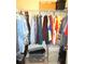 Spacious walk-in closet provides ample storage with shelving and hanging rods at 11792 Sw 137Th Loop, Dunnellon, FL 34432