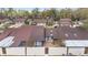 Backyard aerial featuring patios and community landscaping at 3616 Ne 17Th Ln, Ocala, FL 34470