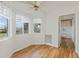 Bright Breakfast Nook featuring new hardwood flooring and sunny windows at 5347 Nw 20Th Pl, Ocala, FL 34482