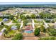 An aerial view showing the layout of the neighborhood and backyard pool at 6307 Se 8Th Ln, Ocala, FL 34472