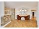 Bathroom features double vanities, a stone accent wall, and a glass enclosed shower at 6307 Se 8Th Ln, Ocala, FL 34472