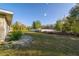 The property includes a backyard with both wood privacy and metal fencing at 75 Pine Crse, Ocala, FL 34472