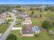 Aerial view of the property showcasing a private pool, mature trees, and a peaceful residential neighborhood at 7955 Sw 62Nd Ct, Ocala, FL 34476