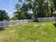 Spacious backyard with green grass and privacy fence at 1645 Sw 168Th Loop, Ocala, FL 34473