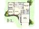 Detailed floor plan showcasing the layout of the home, including bedrooms, bathrooms, and living spaces at 17672 Sw 112Th Ln, Dunnellon, FL 34432