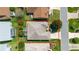 Aerial view of the property showcasing the home's layout and landscaping in a desirable neighborhood setting at 17959 Se 89Th Natchez Ave, The Villages, FL 32162