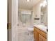 Full bathroom with shower-tub combination, single vanity, and toilet at 17959 Se 89Th Natchez Ave, The Villages, FL 32162