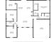 Detailed floor plan showcasing the layout of the home, including bedrooms, bathrooms, living spaces, and garage at 3352 Sw 127Th Lane Rd, Ocala, FL 34473