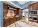Granite counters, stainless appliances and custom cabinets create this gourmet kitchen and island at 3621 Sw 52Nd Ter, Ocala, FL 34474