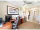 Functional home office with a large desk, ergonomic chair, and ample space for productivity at 5111 Nw 35Th Pl, Ocala, FL 34482