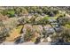 Aerial shot of a home nestled among lush trees in a residential neighborhood at 811 Niles St, Daytona Beach, FL 32114