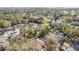 Suburban neighborhood aerial view with expansive tree canopy and residential streets at 811 Niles St, Daytona Beach, FL 32114