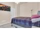 Comfortable bedroom with neutral paint color and TV mounted to the wall at 811 Niles St, Daytona Beach, FL 32114