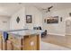 Bright living room with tile floors next to the kitchen at 811 Niles St, Daytona Beach, FL 32114