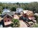 Aerial view of multiple homes under construction, showing the site layout and progress at 912 Se 6Th St, Ocala, FL 34471