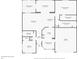 Detailed floorplan showcasing the layout of the home, including room dimensions and relationships at 9710 Sw 96Th St, Ocala, FL 34481