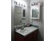Standard bathroom with a white sink and mirror, complemented by a medicine cabinet for storage at 2061 Nw 165Th Court Rd, Dunnellon, FL 34432