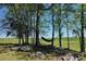 Relaxing hammock strung between trees, surrounded by lush greenery and rocks at 2061 Nw 165Th Court Rd, Dunnellon, FL 34432