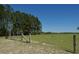 Land featuring an entry gate and perimeter fence, offering privacy and secure access to a sprawling property at 2061 Nw 165Th Court Rd, Dunnellon, FL 34432