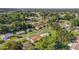 An aerial showcases well-kept homes with green lawns and established trees in a peaceful community setting at 22 Banyan Dr, Ocala, FL 34472