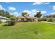 Well-maintained single-story home with a lush lawn, mature landscaping, and welcoming curb appeal at 22 Banyan Dr, Ocala, FL 34472